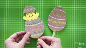 Яичко на палочке. Поделка. Мастер-класс