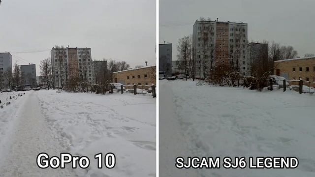 GoPro 10 VS SJCAM SJ6 LEGEND - сравниваем с бюджетной экшн-камерой смотреть онлайн