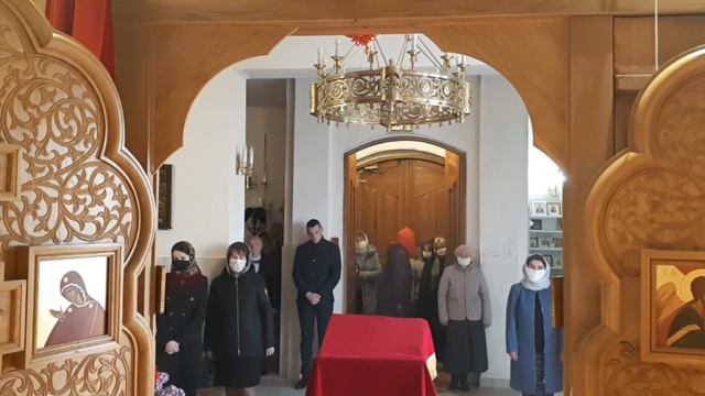 Начало Литургии. Проповедь о вере во Христа и испытаниях для веры. смотреть онлайн