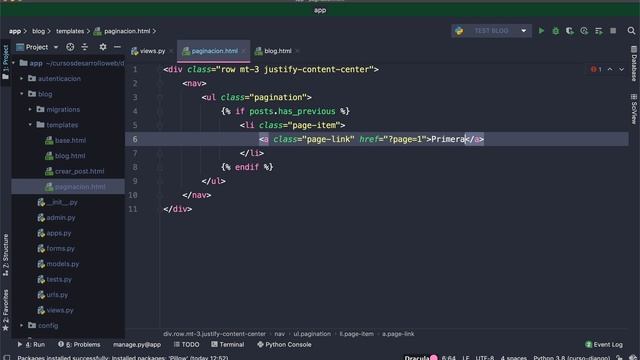 Curso de Django: Paginación смотреть онлайн