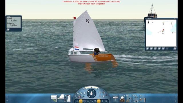 Sail Simulator 5 sailing the Optimist смотреть онлайн
