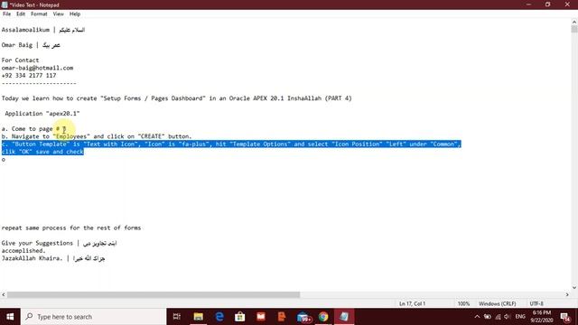 How to Create Setup Forms Dashboard | Oracle APEX 20.1 part 4 8K смотреть онлайн
