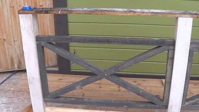 Простой способ сделать ограждения крыльца и балкона. смотреть онлайн