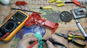 Ремонт пульта управления радиоуправляемой машинки