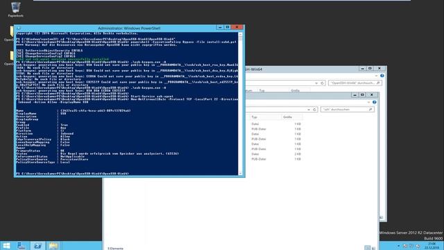 Windows OpenSSH Server Fehler 1067 & PROGRAMDATA\ssh beheben! - Deutsch/HD смотреть онлайн