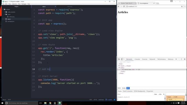 Node.js & Express From Scratch [Part 3] - Pug Template Engine смотреть онлайн