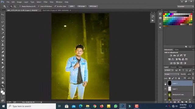 Outdoor Night Photo Editing in Photoshop cc | Night Photo Editing | RONY TECH 2 смотреть онлайн