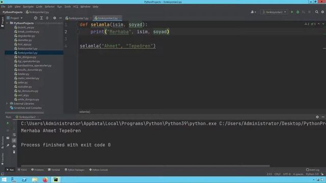Python 3 Dersleri 24 - Fonksiyonlarda Parametre смотреть онлайн