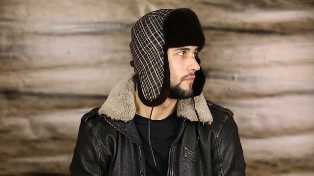 Интернет-магазин меховых шапок. Ушанка-бомбер из меха норки и замши. смотреть онлайн