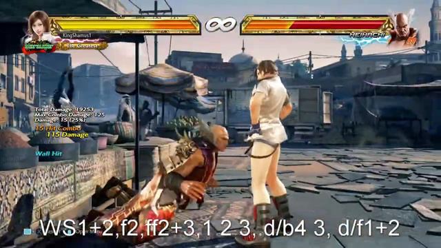 Asuka Wall Combo Tekken 7 90+ damage guaranteed смотреть онлайн