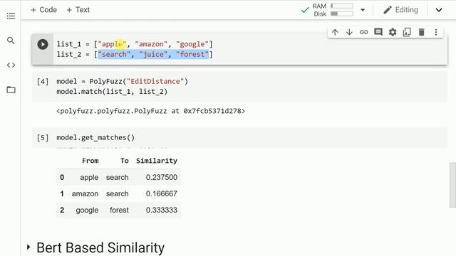 Fuzzy String Matching with BERT, TF-IDF using PolyFuzz смотреть онлайн