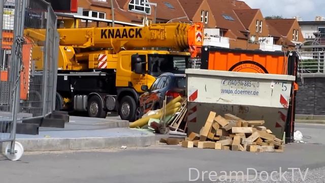 Mobilkran Liebherr LTF 1060-4.1 Knaack Hamburg mobile truck crane смотреть онлайн
