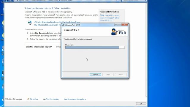 Microsoft FixIt 110719 смотреть онлайн