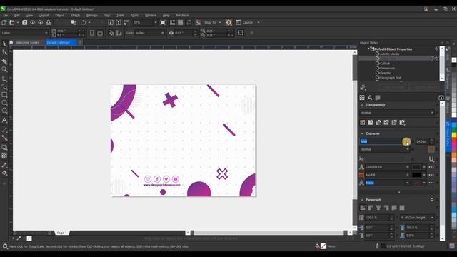 CorelDRAW 2020: How To Customize Default Settings With The Object Styles Docker. смотреть онлайн