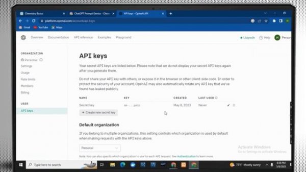 How to create a Chatgpt Api key | Chat GPT API key Generate