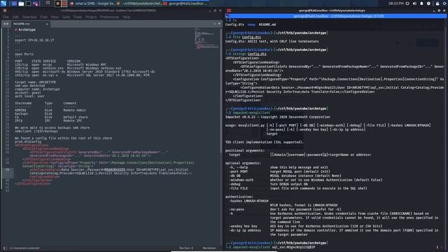 HackTheBox - Starting Point - Archetype - Walkthrough смотреть онлайн
