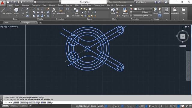 AutoCAD 2016 2D - Exercise 11 смотреть онлайн
