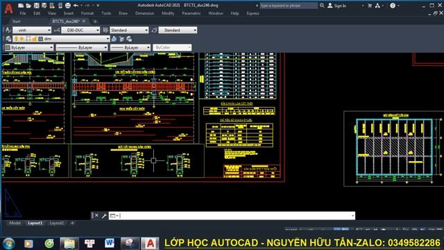 Lệnh PS và MAXACTVP trong AutoCAD. смотреть онлайн