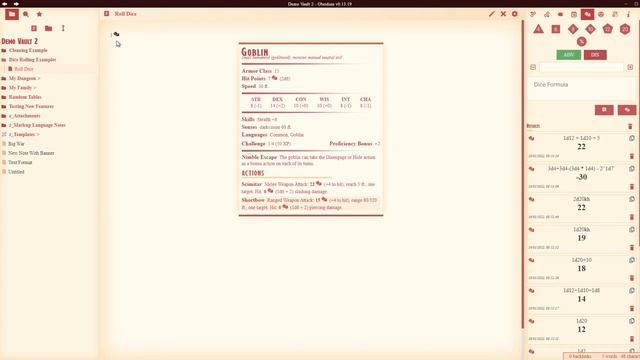 Obsidian - Dice Roller смотреть онлайн