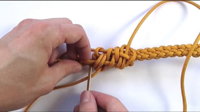 Braided paracord dog leash- herringbone style смотреть онлайн