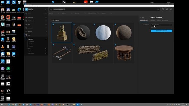 Quixel Bridge и 3ds max. Интеграция фотореалистичных сканов и материалов в 3d программу. смотреть онлайн