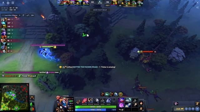 LENS TOP 5 DOTABUFF TINKER WORLD FASTEST HAND | DOTA 2 TINKER GAMEPLAY