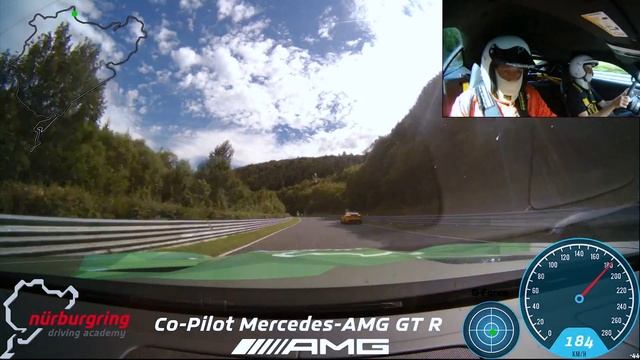 Mercedes AMG GTR Co-Pilot lap Nürburgring + Driver Interview смотреть онлайн