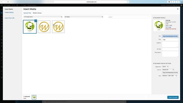 Wordpress tutorial for beginners 2016 (Part 3) - Add site title, tagline and logo смотреть онлайн