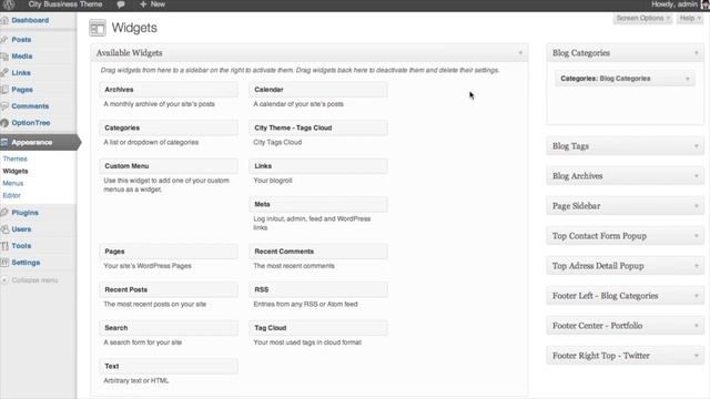 City Business Theme Wordpress - Blog Editing смотреть онлайн