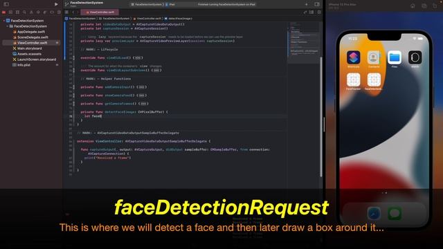 iOS Tutorial: Live Face Detection using Vision + AVFoundation смотреть онлайн