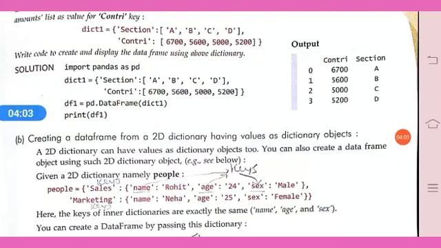 Creating Dataframe from 2D Dictionary having values as list/nd Array смотреть онлайн