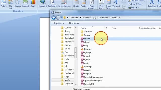 Insert Audio Into Word 2007 Documents Step By Step Tutorial смотреть онлайн