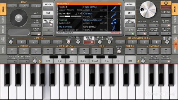 Музыка на синтезаторе