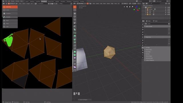 #021 UV unwrap and text painting Blender 2.80 смотреть онлайн