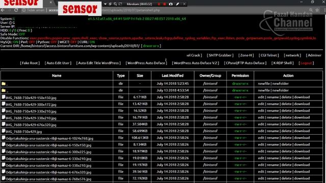 Cara Hack Website Menggunakan Shell Backdoor #Menanam Shell ? смотреть онлайн