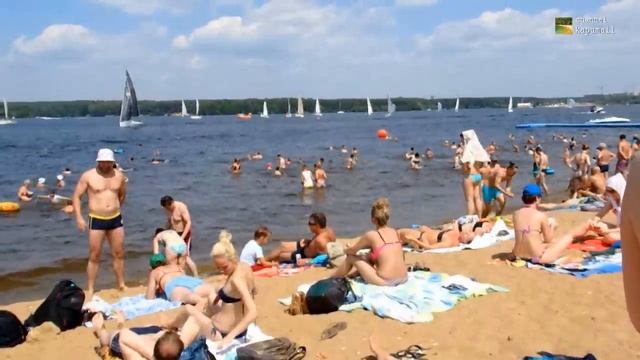 Podrezovo Beach Moscow Region Russia July 2016 смотреть онлайн