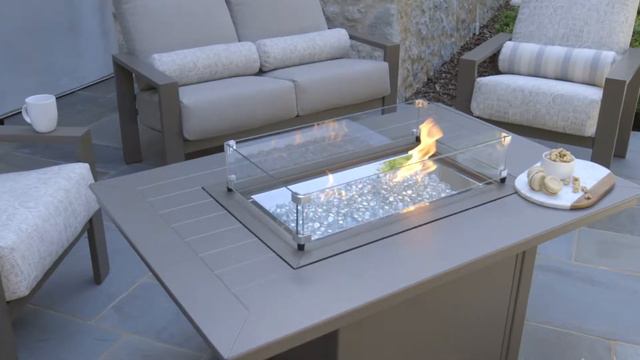 Telescope's Larssen Cushion Collection w: MGP Top Fire Table смотреть онлайн