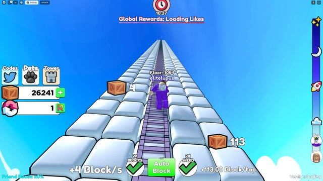 Roblox Every Second You Get +1 Block BUT GLITCHED The Game смотреть онлайн