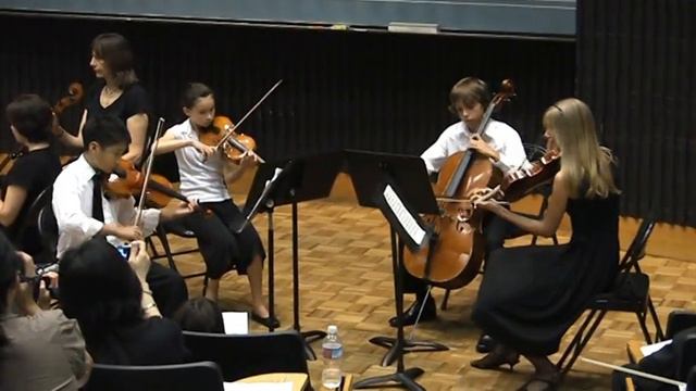 Tera violinist: Mendelssohn Quartet #1 in E flat, Op 12 at Stanford Advanced Suzuki Institute смотреть онлайн