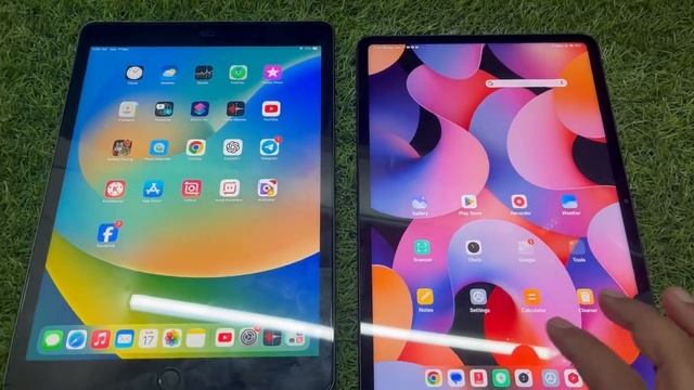 Xiaomi Pad 6 vs ipad 9th Gen comparison Design first look . смотреть онлайн