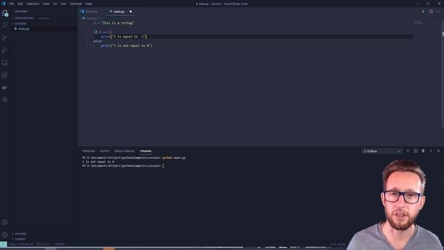 Learn Python For Beginners 2021 | Tutorial Part #2 | If Statements смотреть онлайн