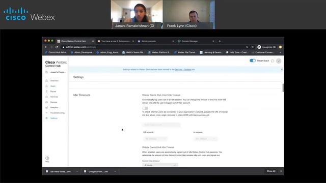 Getting started with Webex admin in the Webex Control Hub смотреть онлайн