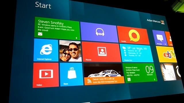 Windows 8 running on Nvidia Tegra 3 Tablet смотреть онлайн