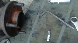 Замена переднего подшипника Ford Escort
