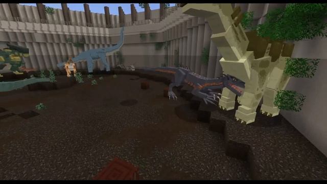 Minecraft Dinosaur Battle Royale! Minecraft Jurassic World DLC смотреть онлайн