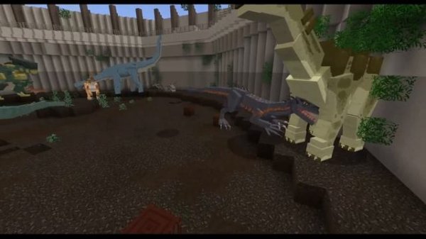 Minecraft Dinosaur Battle Royale! Minecraft Jurassic World DLC