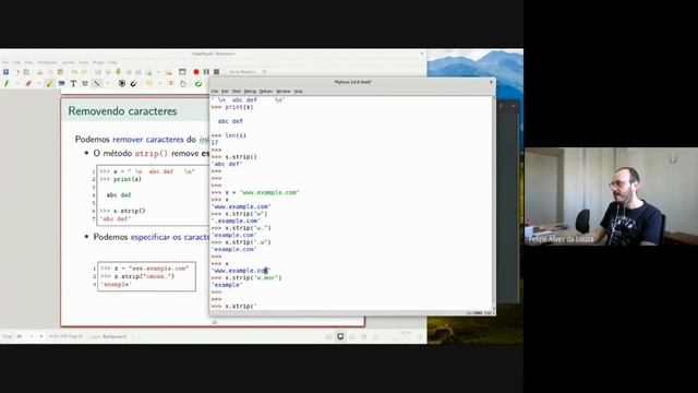 [Python] Aula 10.4 - Remoção e substituição de substrings com strip() e replace() смотреть онлайн