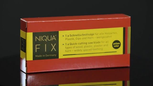 Scroll Saw Blades NIQUA® FIX Yellow 130mm - Holzlaubsägeblätter NIQUA® FIX Gelb 130mm смотреть онлайн
