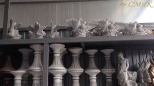 Фигуры девушек, ангелочки.  Фигуры из бетона.