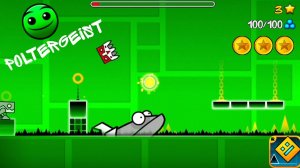 Прохождение уровня Polargeist в Geometry Dash. Full Coins!